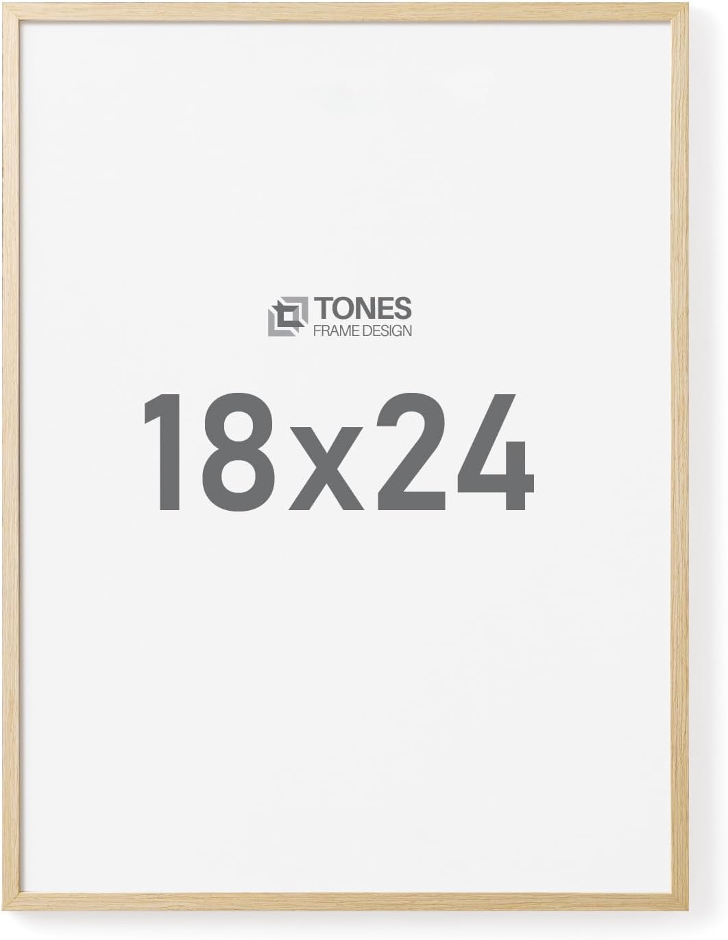 18x24 Poster Frame for Home Decor with Natural Wood Finish