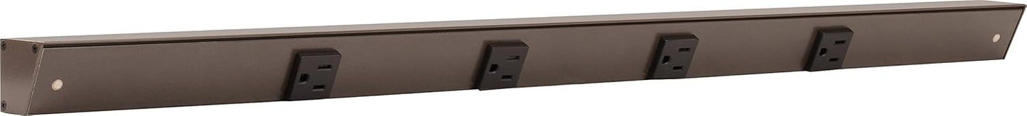 Task Lighting APT Angled Power Strip 30 inch with 4 Receptacles