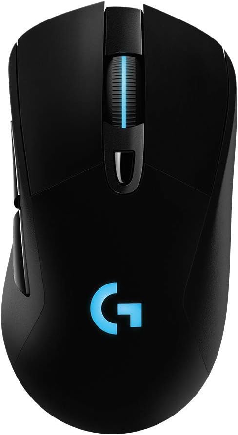 Logitech G703 Lightspeed Gaming Mouse: Hero 25K Sensor, Lightsync RGB