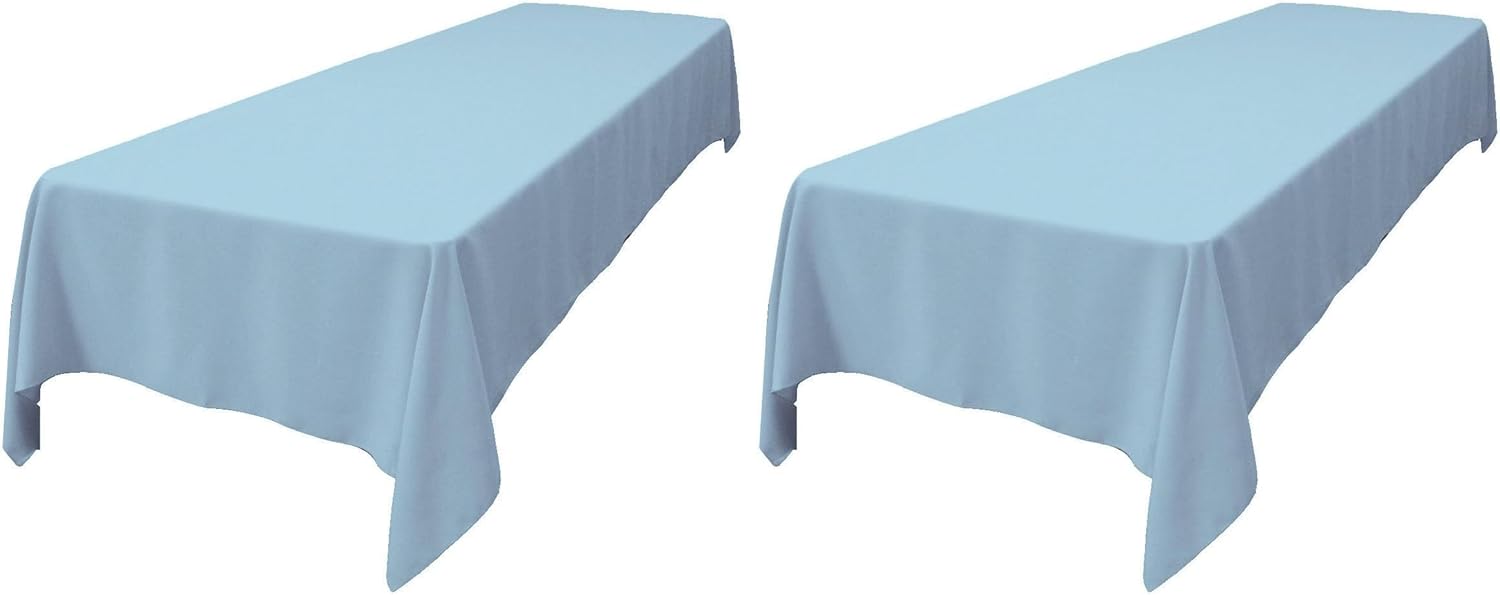LA Linen Polyester Poplin Tablecloth 60x144 for Events and Dining