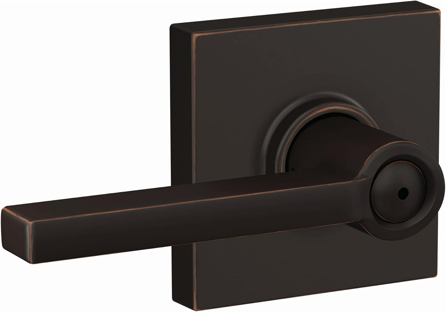 Schlage F40 LAT 716 COL Latitude Lever for Modern Privacy Doors