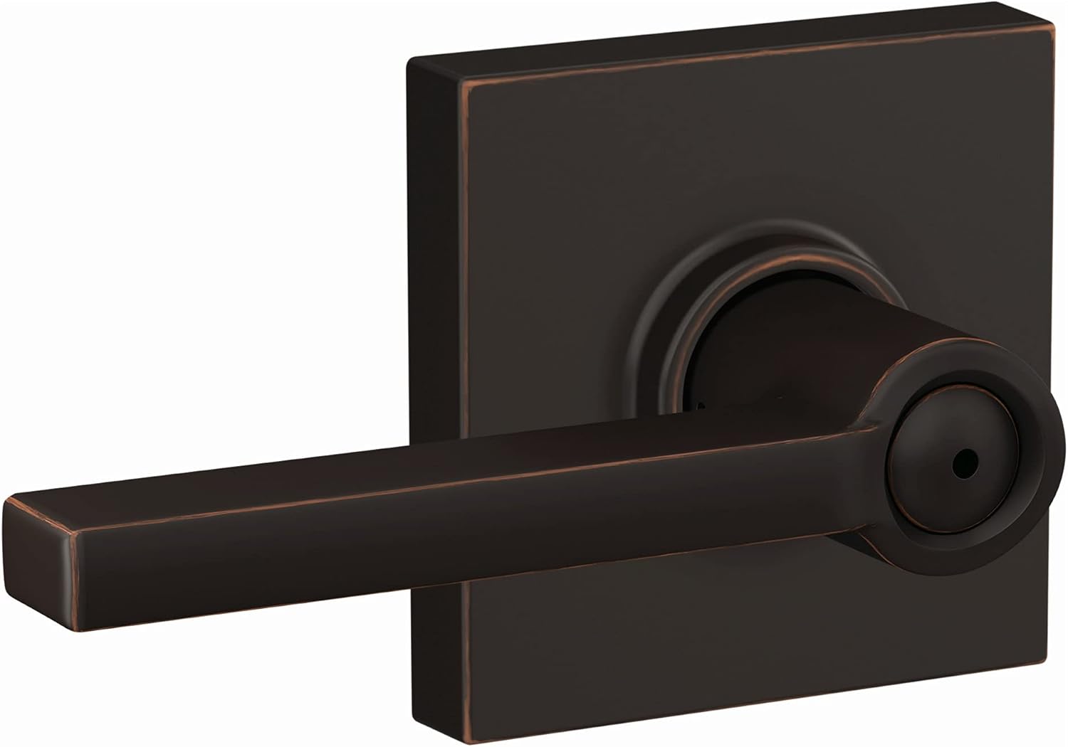 Schlage F40 LAT 716 COL Latitude Lever for Modern Privacy Doors