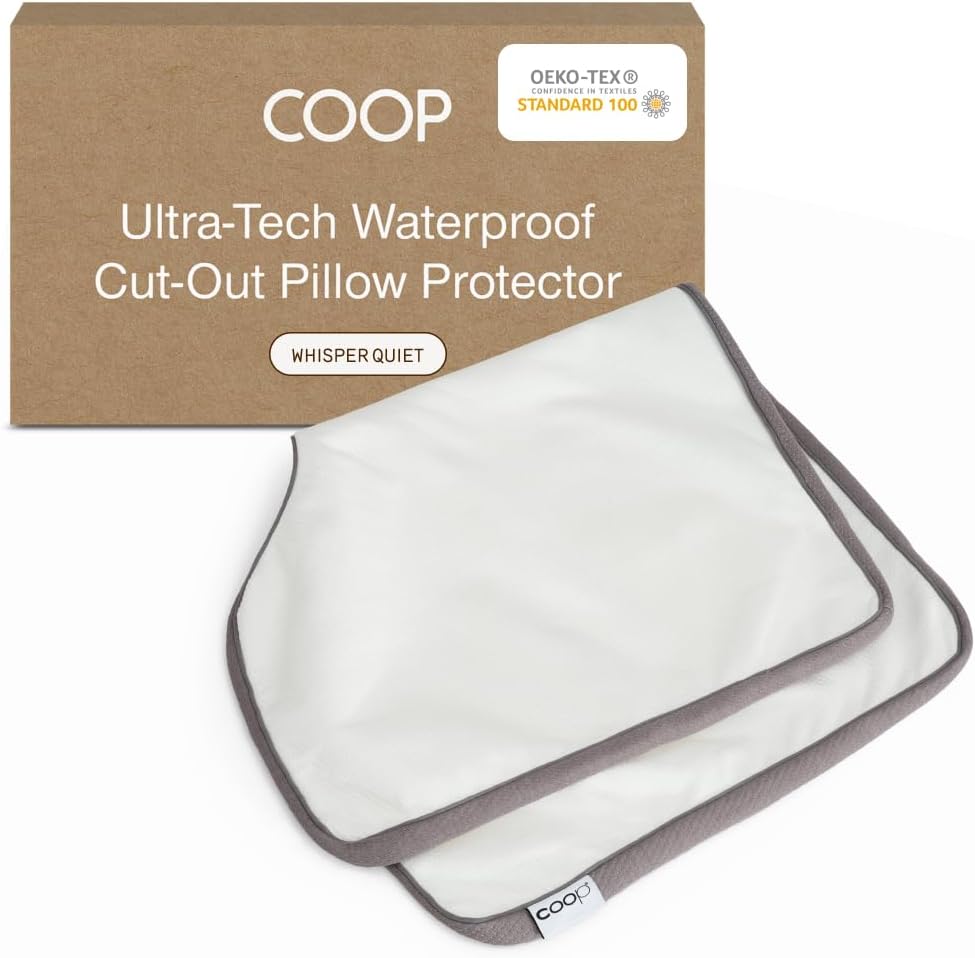 Ultra-Tech Waterproof Cut-Out Pillow Protector for King Size