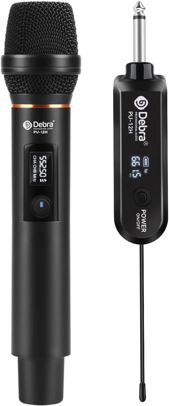 D Debra Wireless Microphone UHF Cordless Handheld Dynamic