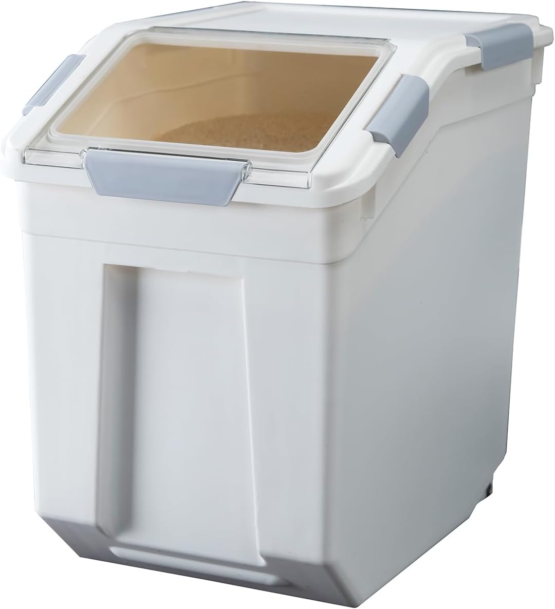 HANAMYA 15 Liter Rice Storage Container with Measuring Cup
