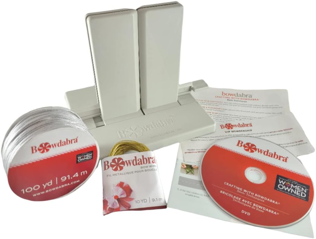 Bowdabra Bow Maker Kit for Crafting Stunning Ribbon Bows