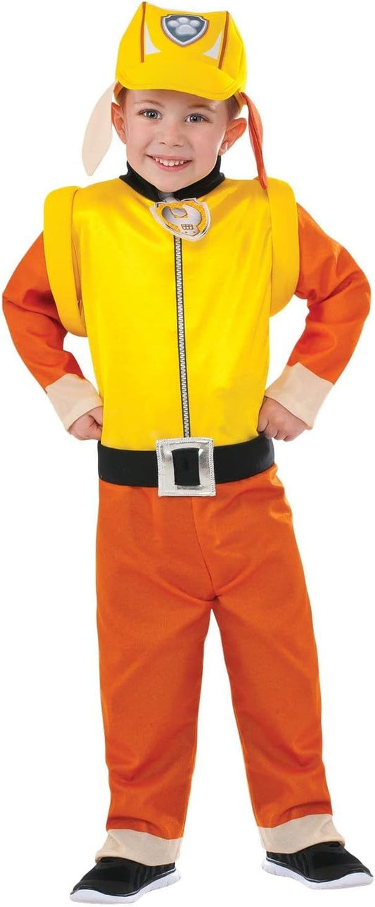 Rubie's Child's Paw Patrol Rubble Costume for Dress Up Fun