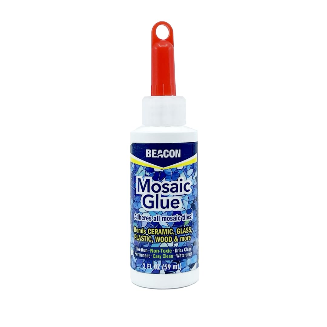 BEACON Mosaic Glue - Non-Toxic, Water Resistant Adhesive 12-Pack
