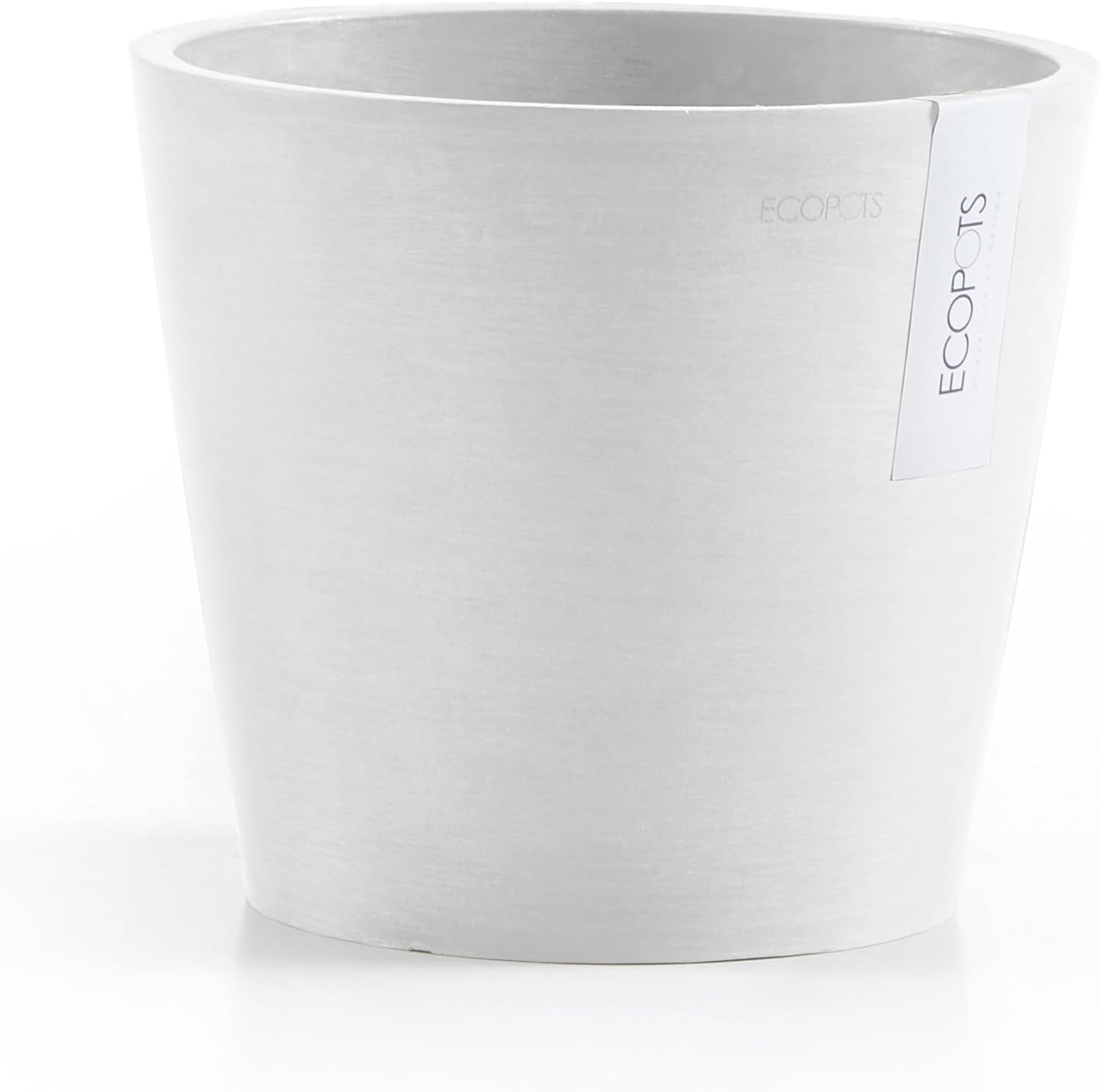 Ecopots Amsterdam Durable Modern Round Indoor/Outdoor Flower Pot