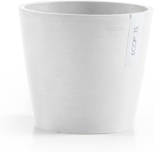 Ecopots Amsterdam Durable Modern Round Indoor/Outdoor Flower Pot
