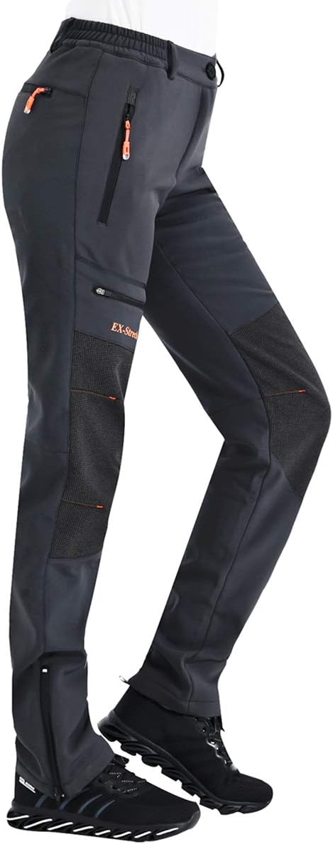 Postropaky Womens Outdoor Snow Ski Pants for Winter Adventures