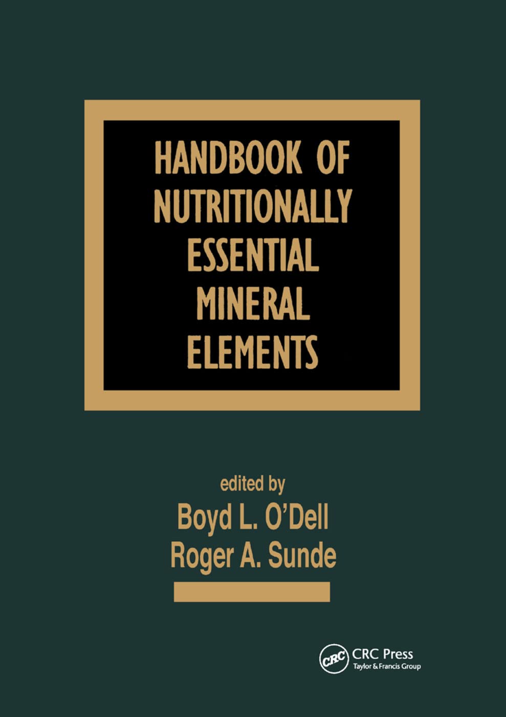 Handbook of Nutritionally Essential Mineral Elements for Health