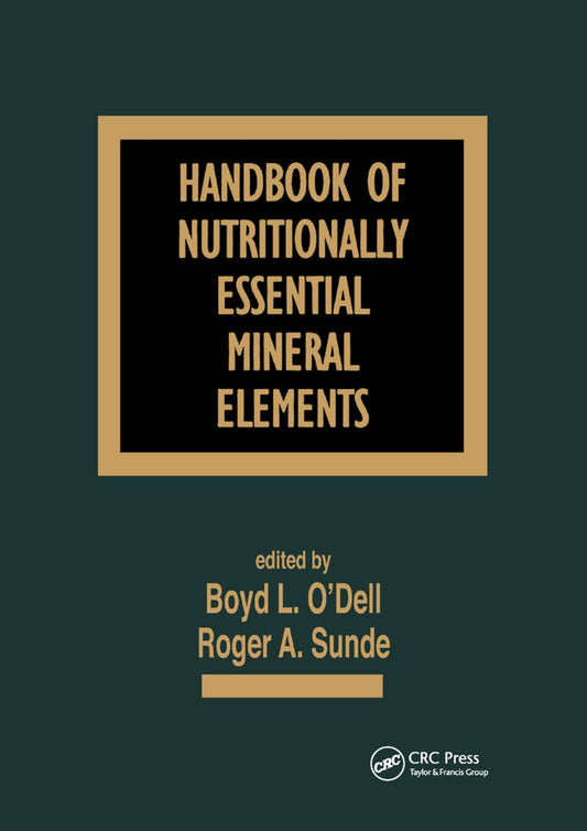 Handbook of Nutritionally Essential Mineral Elements for Health