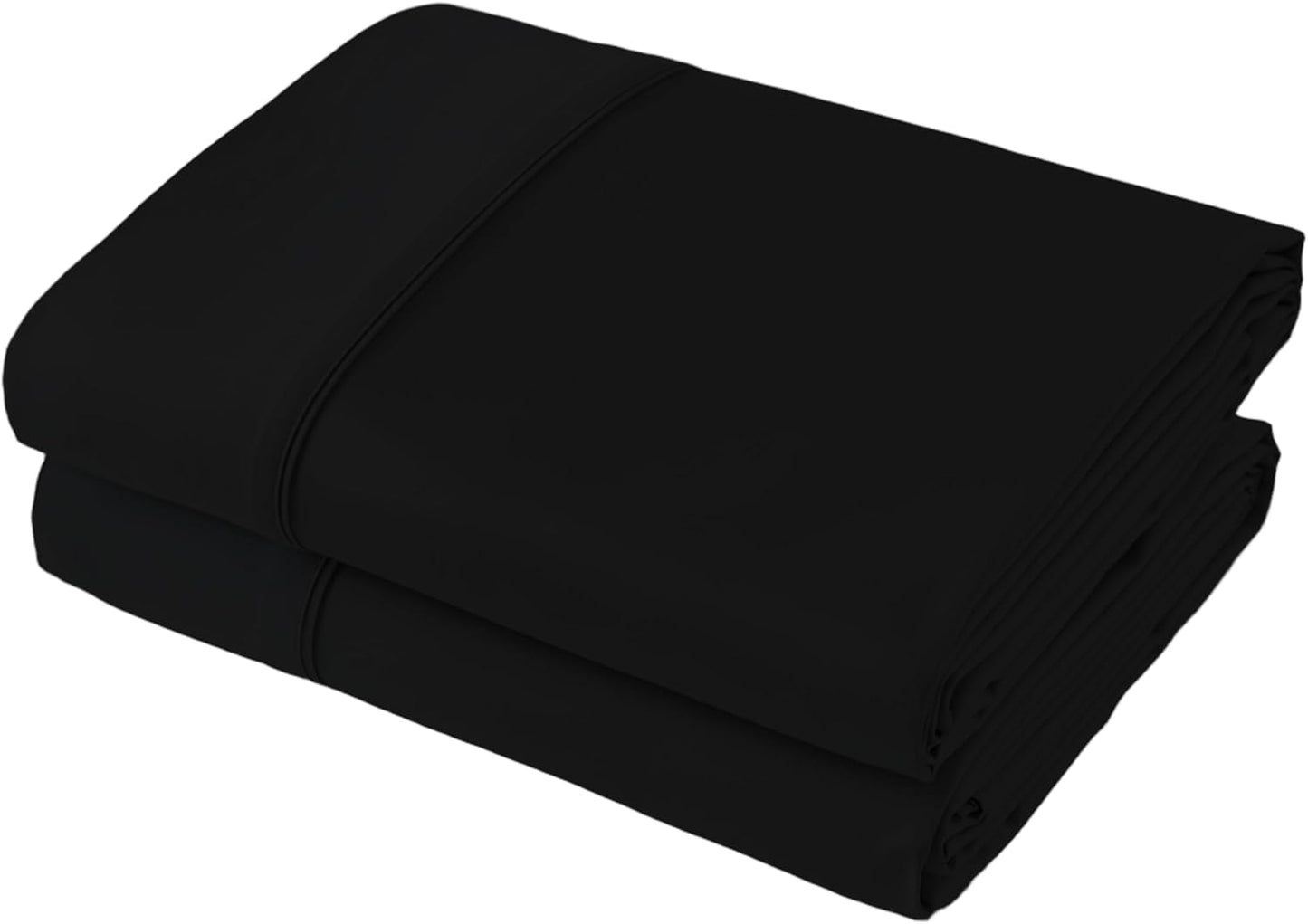 TwinXL Flat Sheet 2 Pack - Luxurious 100% Egyptian Cotton