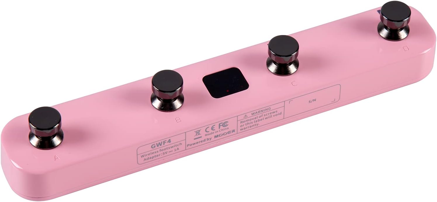 GTRS Wireless Footswitch Controller for Guitar Effects and Tuner