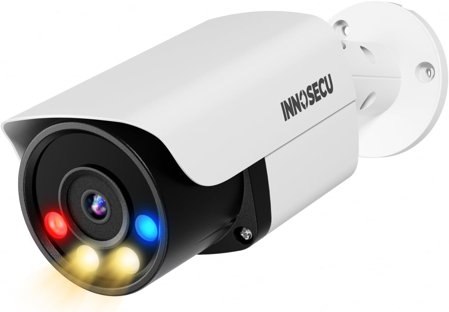 AI 8MP Bullet IP PoE Camera with Color Night Vision Features