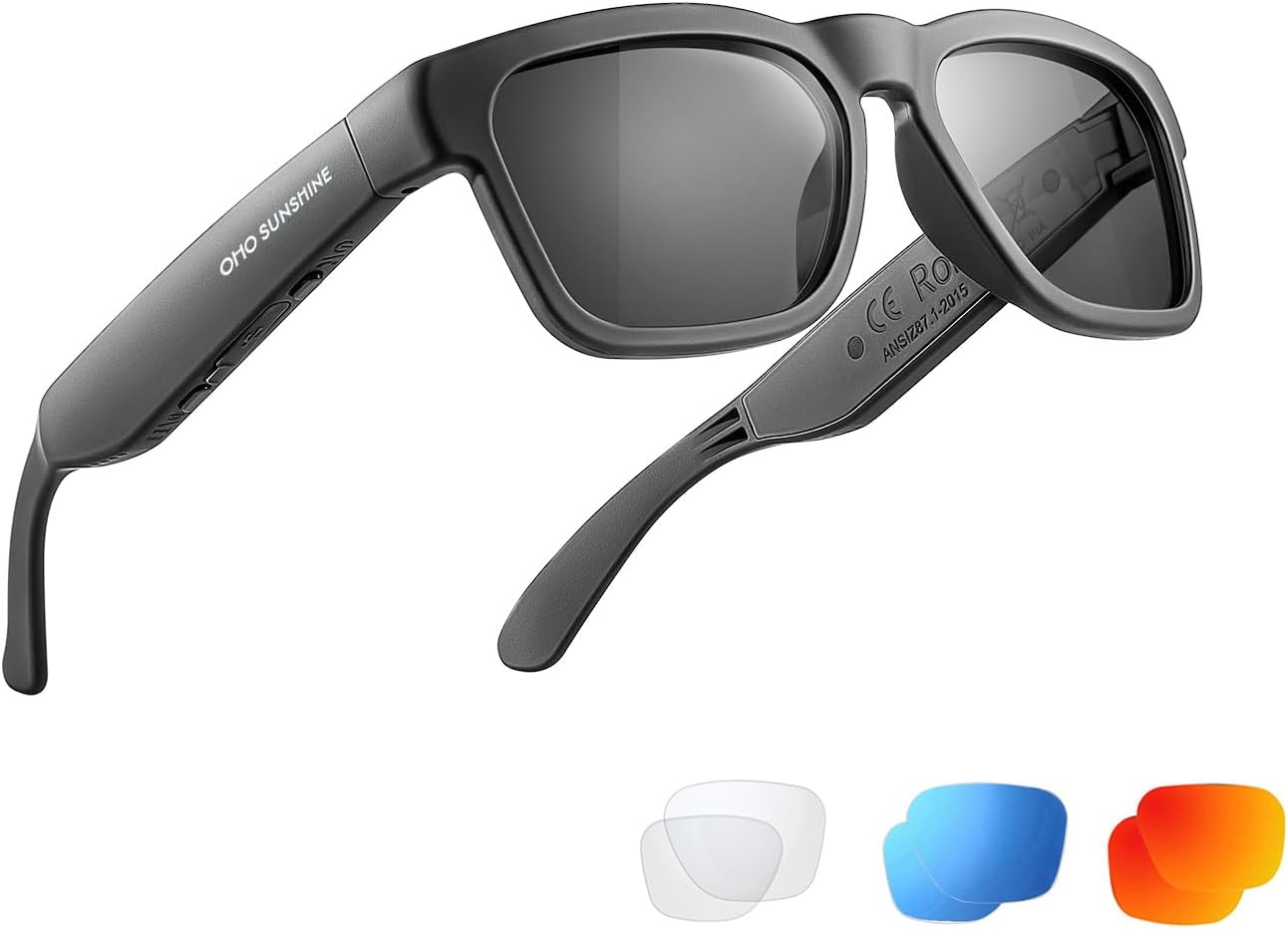 OhO Smart Glasses with Bluetooth Speaker for Outdoor Activities