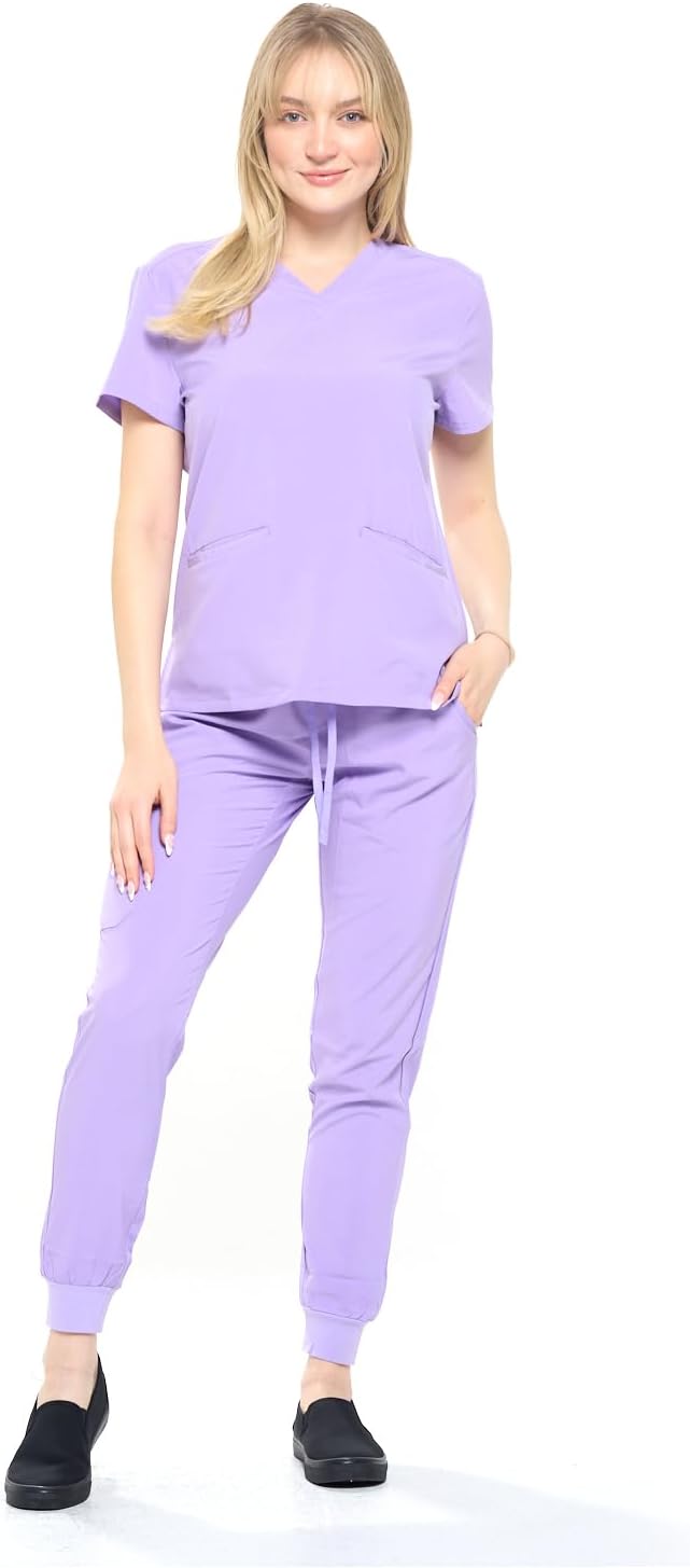 DAGACCI Medical Uniform Scrub Set for Women and Men Unisex