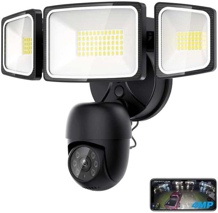Onforu Floodlight Camera 360 View with 2K HD Video Quality