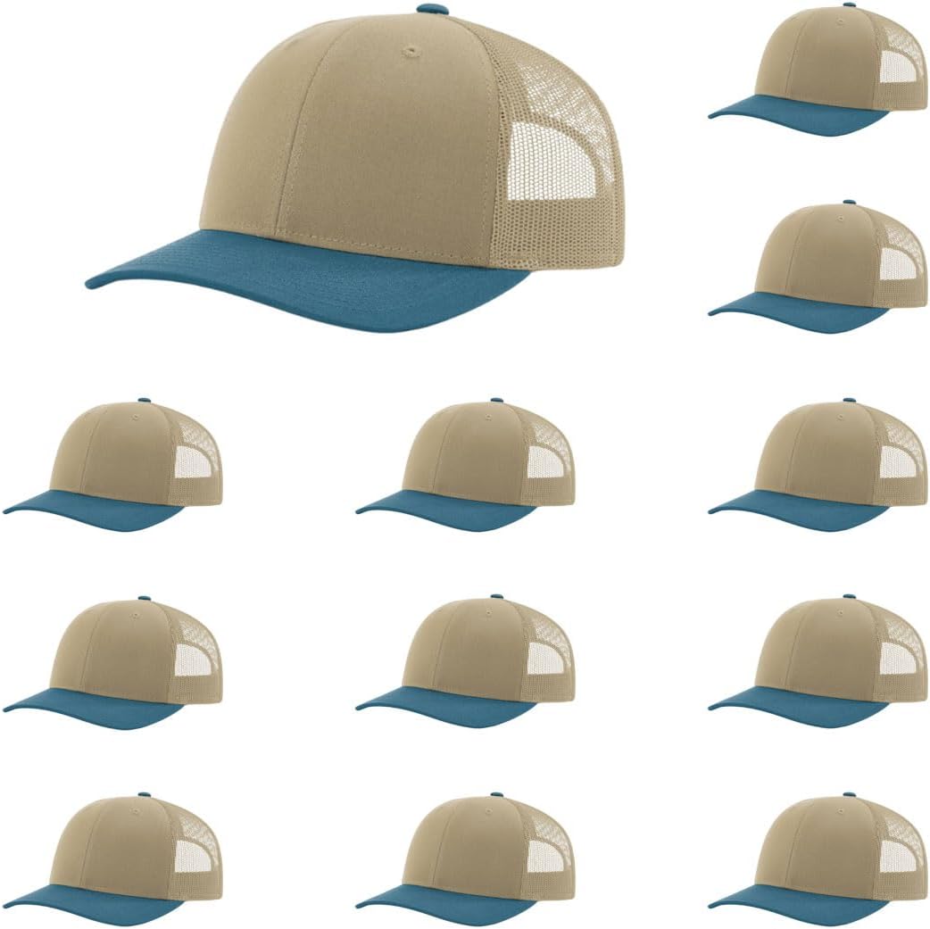 Richardson 112 Classic Six-Panel Adjustable Snapback Trucker Cap