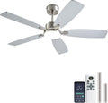 NKPU 52 Inch Low Profile Ceiling Fan with Lights and Remote