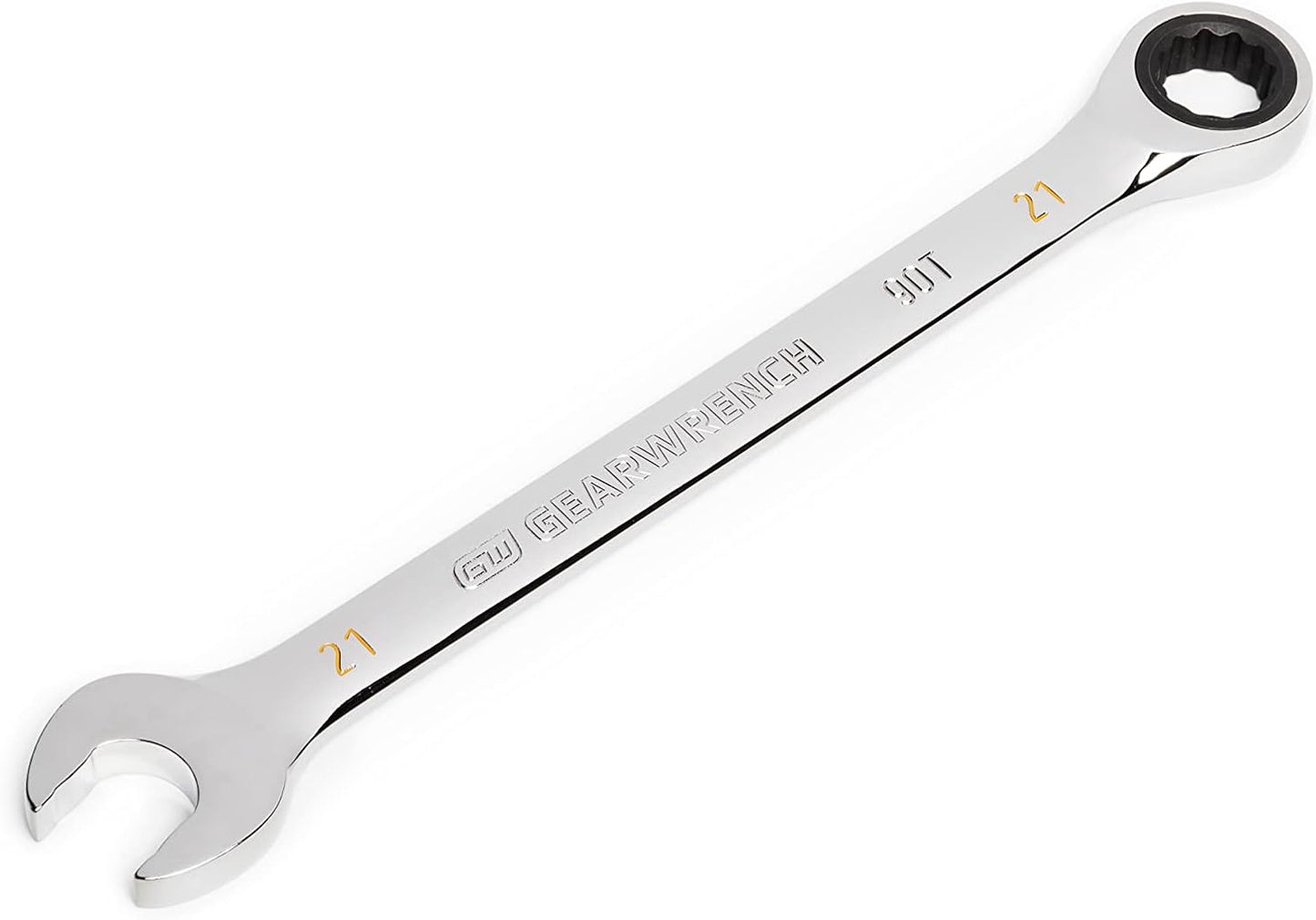 GEARWRENCH 21mm Ratcheting Combination Wrench for Precision Work