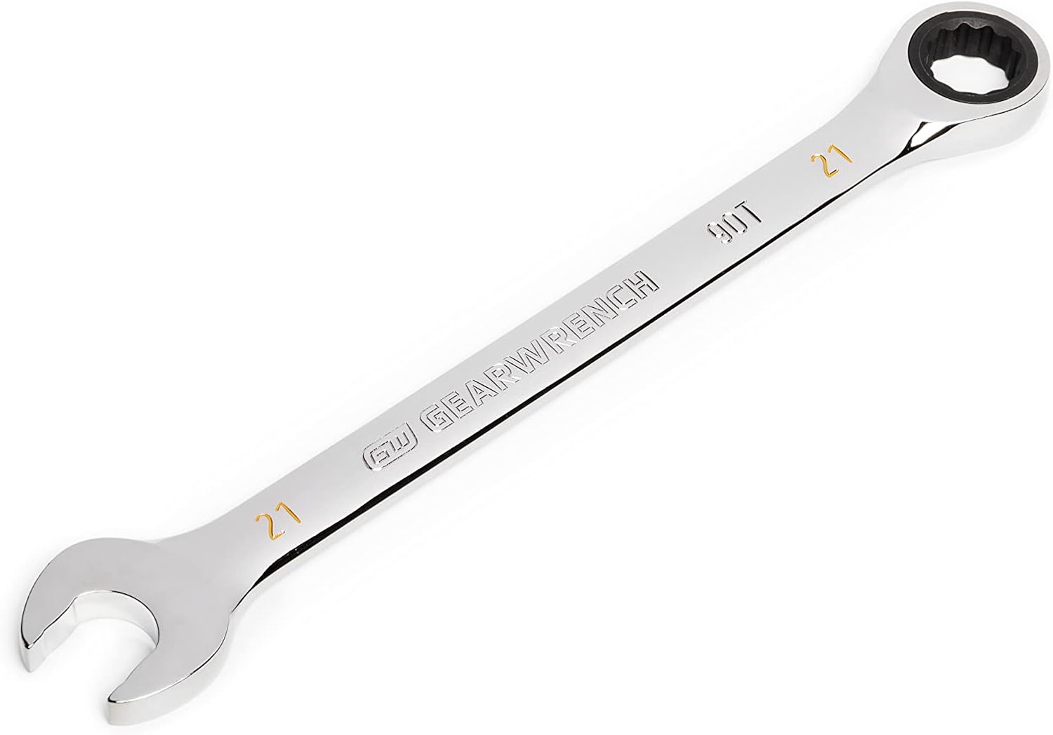 GEARWRENCH 21mm Ratcheting Combination Wrench for Precision Work