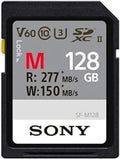 Sony M Series SDXC UHS-II Card 128GB - Fast UHS-II Performance