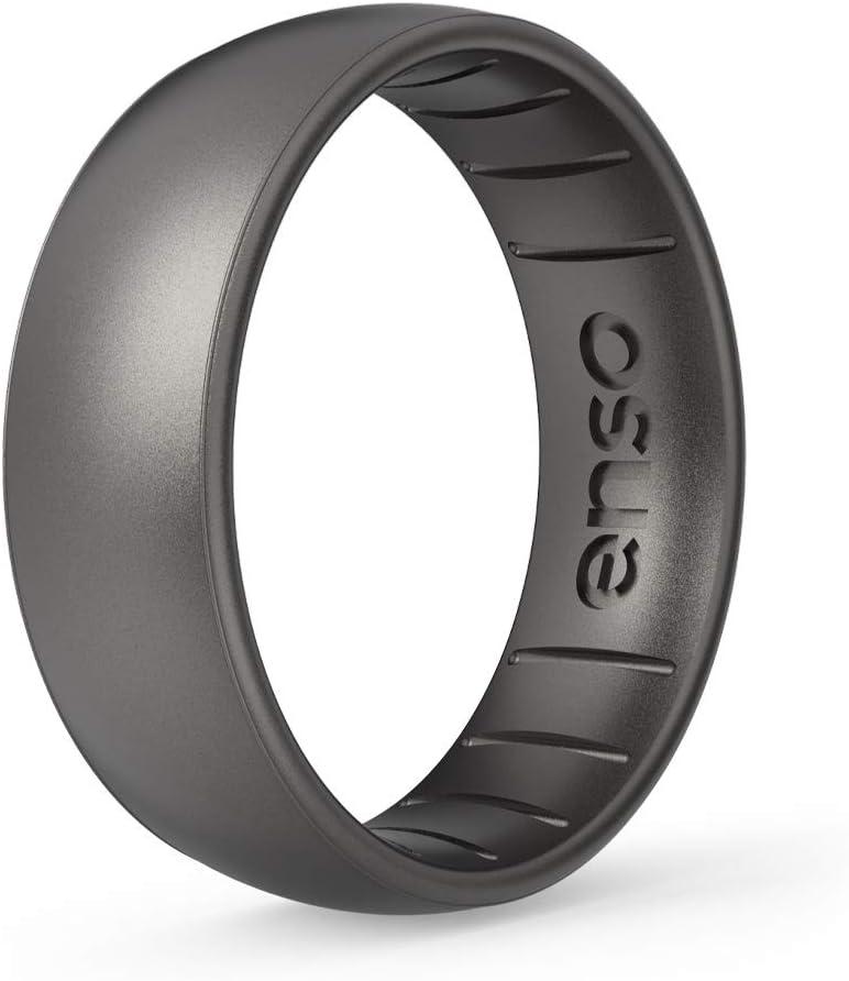 Enso Rings Classic Elements Silicone Ring - Comfortable and Safe