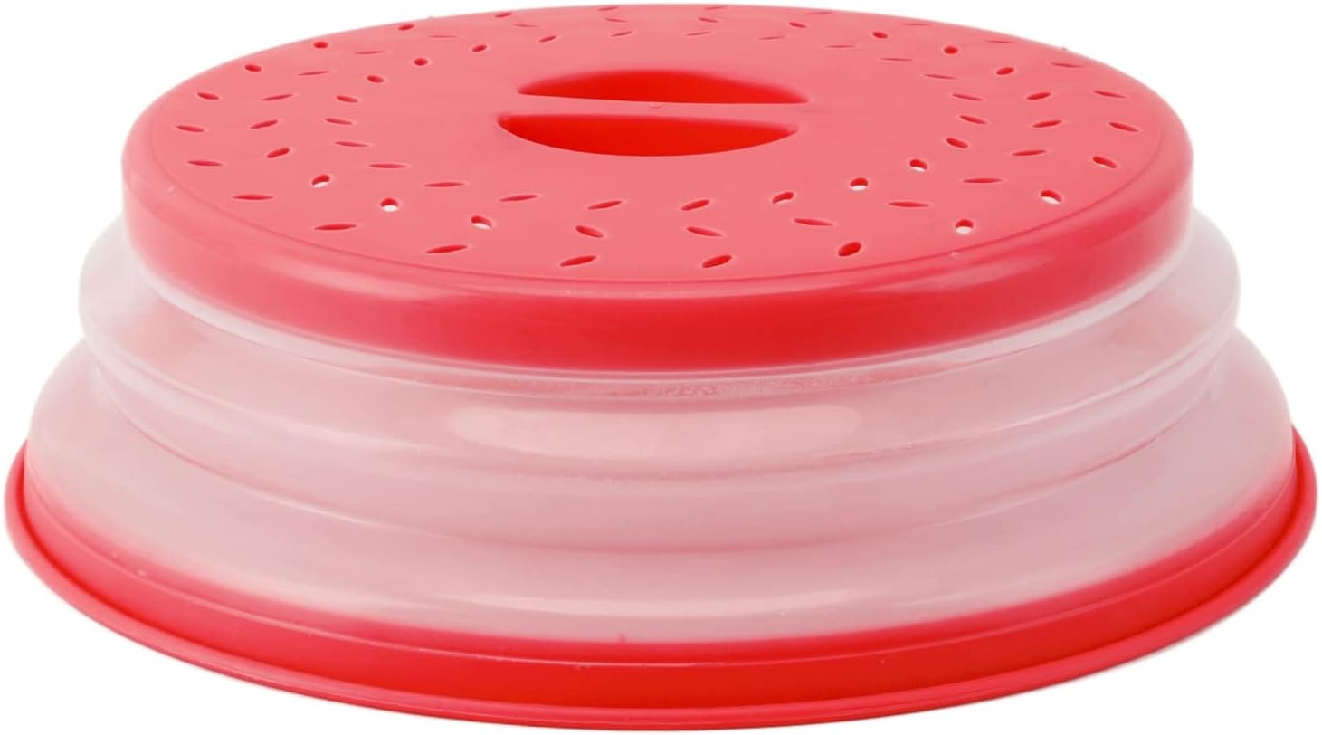Vented Microwave Splatter Cover - Keep Food Mess-Free!