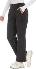 Women's Snow Ski Pants Fleece Lined Waterproof Insulated - Flare Fit 5