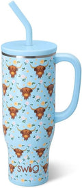 30oz Tumbler with Handle and Straw - Mega Insulated Travel Mug