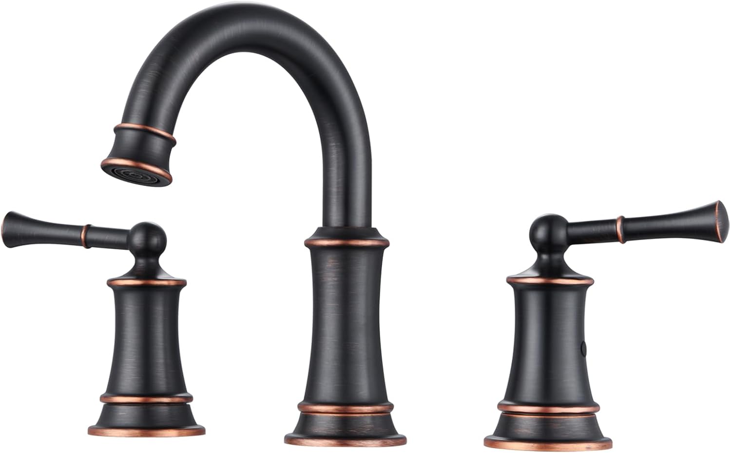 Rustic Oil Rubbed Bronze Bathroom Faucet with 360 Rotatable Spout