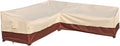 Outdoor Sectional Cover V-Shaped Patio Sofa Cover - Waterproof 600D