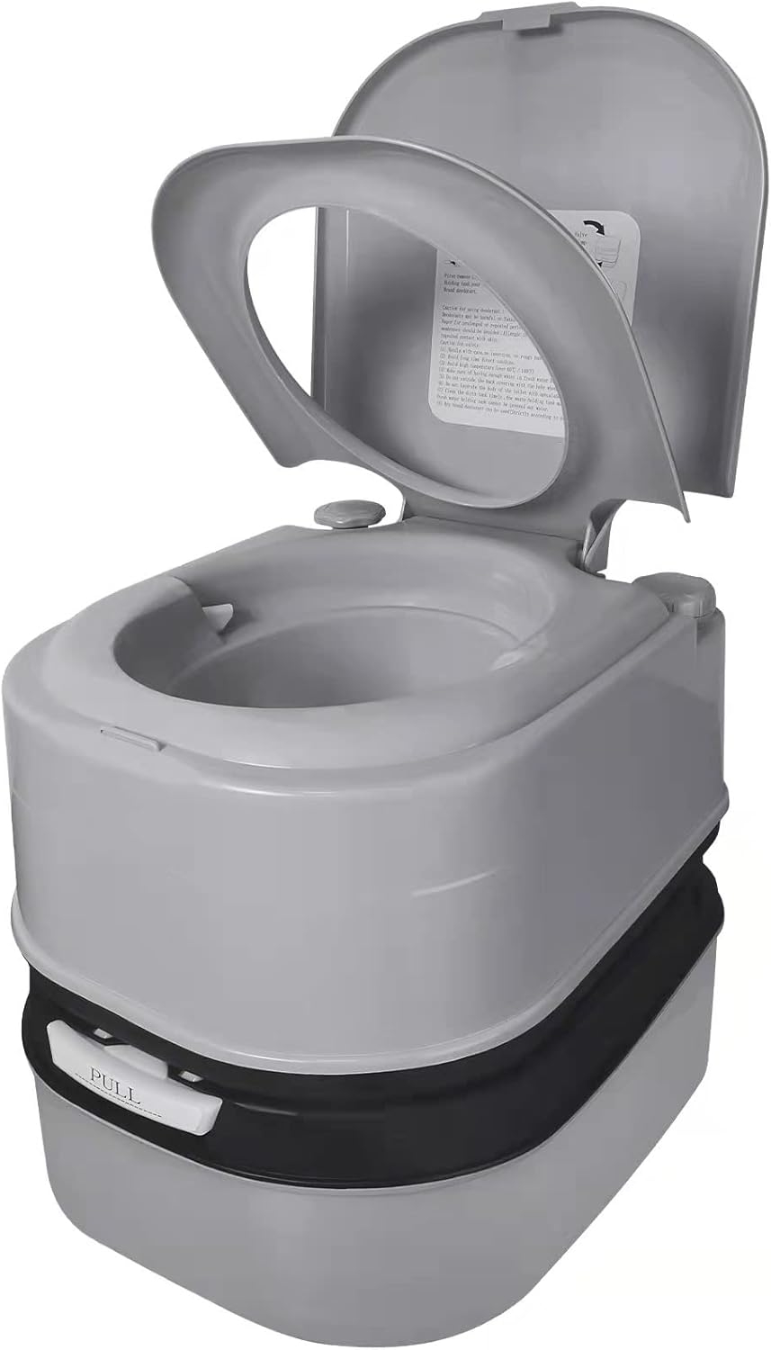 Mupera 6.4 Gallon Portable Toilet for RV Camping & Outdoors