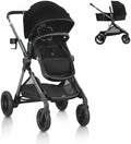 Evenflo Pivot Xpand Modular Stroller (Ayrshire Black) - Converts