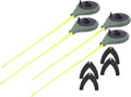 4pcs Ice Fishing Rod Set - Ultra-Light Portable Mini Poles