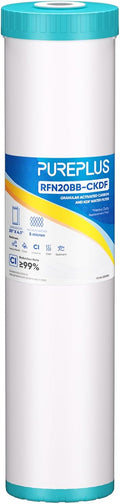 PUREPLUS 5 Micron 20ft x 4.5ft Whole House KDF/GAC Water Filter