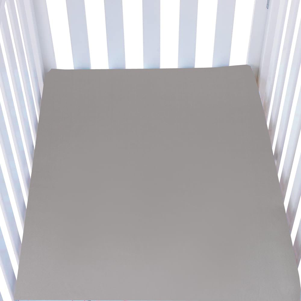 Knlpruhk Silk Fitted Crib Sheet for Ultimate Baby Comfort