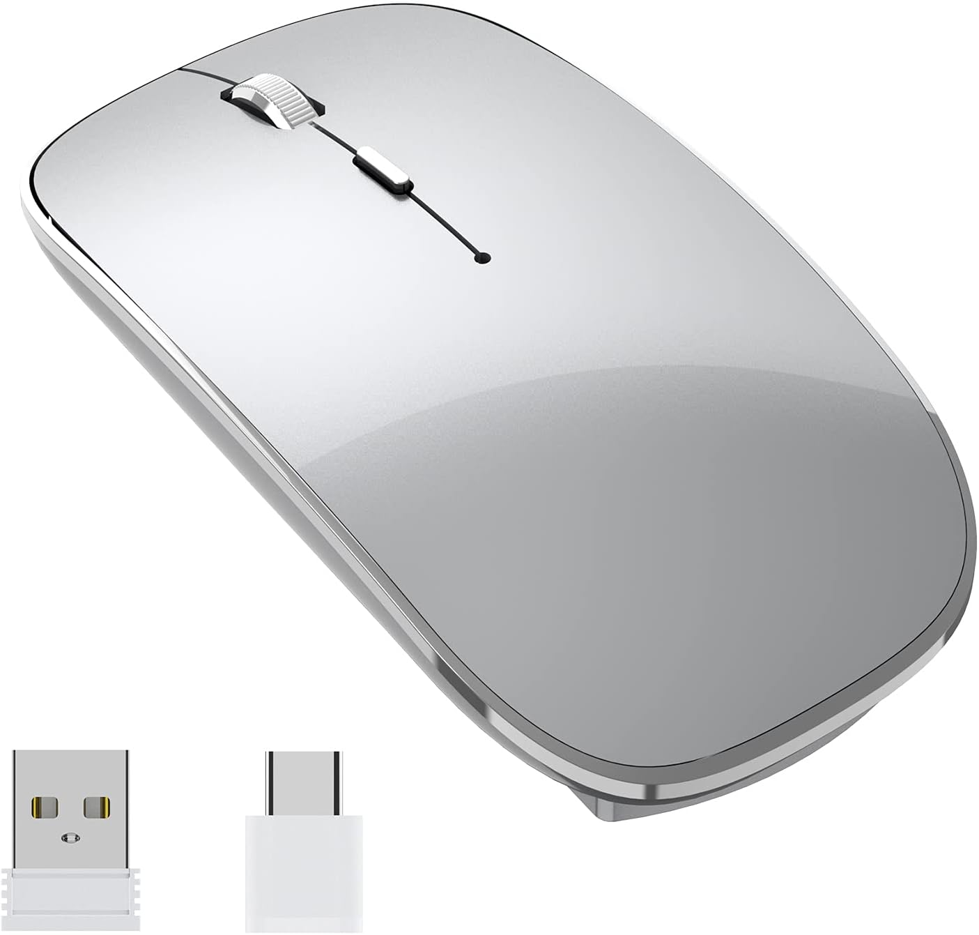 Chargeable Silent Wireless Mouse for Any Device