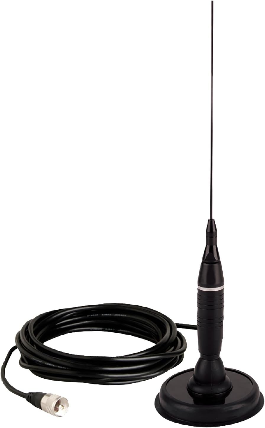 Cobra HGA 1500 Magnetic Mount CB Antenna for Cars and SUVs