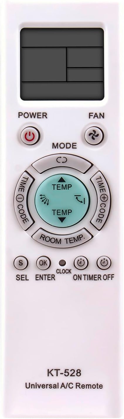 Universal AC Remote for AUX, Carrier, Sanyo -  Get Total Control!