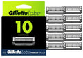 Gillette Labs Razor Blade Refills with Exfoliating Bar - 10 Pack