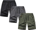 Boys Youth Quick Dry Cargo Shorts with Zipper Pockets - Summer Ready