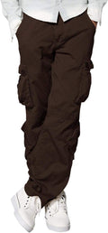 Match Men's Wild Cargo Pants - Durable 100% Cotton Regular Fit looser