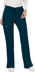 Comfortable Mid Rise Flare Scrub Pants for Women by Cherokee