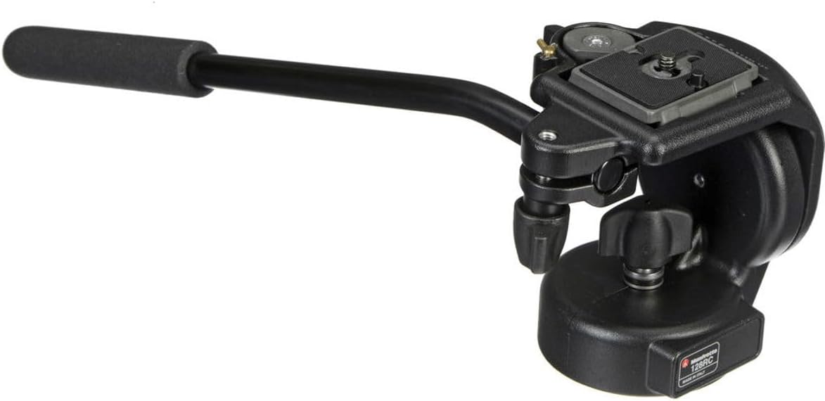 Manfrotto 128RC Micro Fluid Head for Smooth Panning and Stability