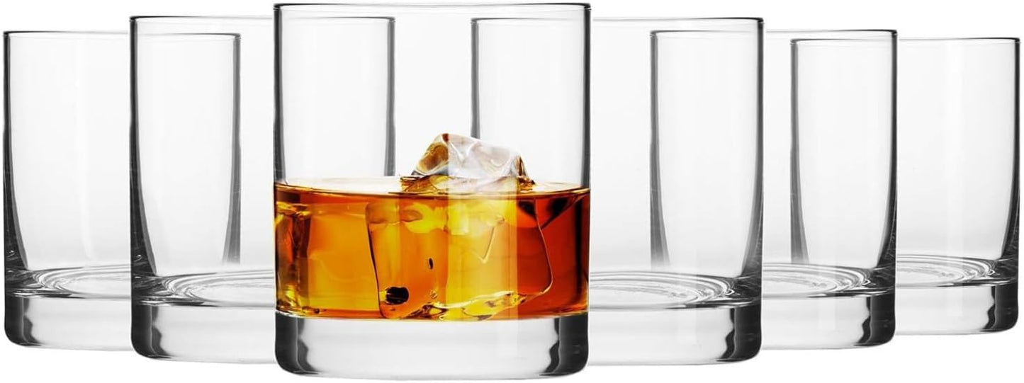 Krosno 10.1 oz Tumbler Glasses Set of 6 | Blended Collection | Versatile for All Beverages