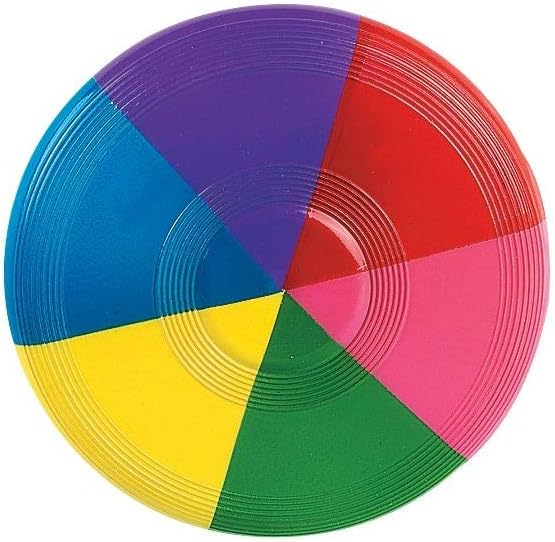 Rainbow Mini Flying Discs - Set of 12 - Party & Play!