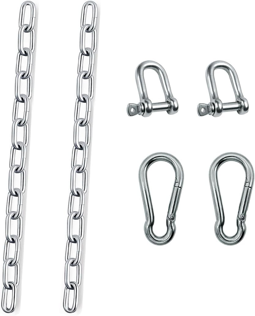 550LB Heavy Duty Steel Chain Set for Targets & Bags - KNUOPYT